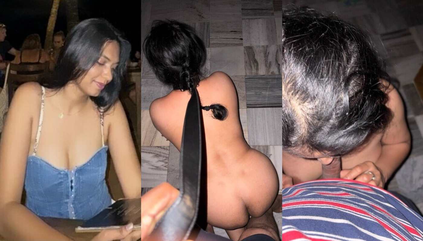 Submissive Horny Indian Babe Giving Blowjob