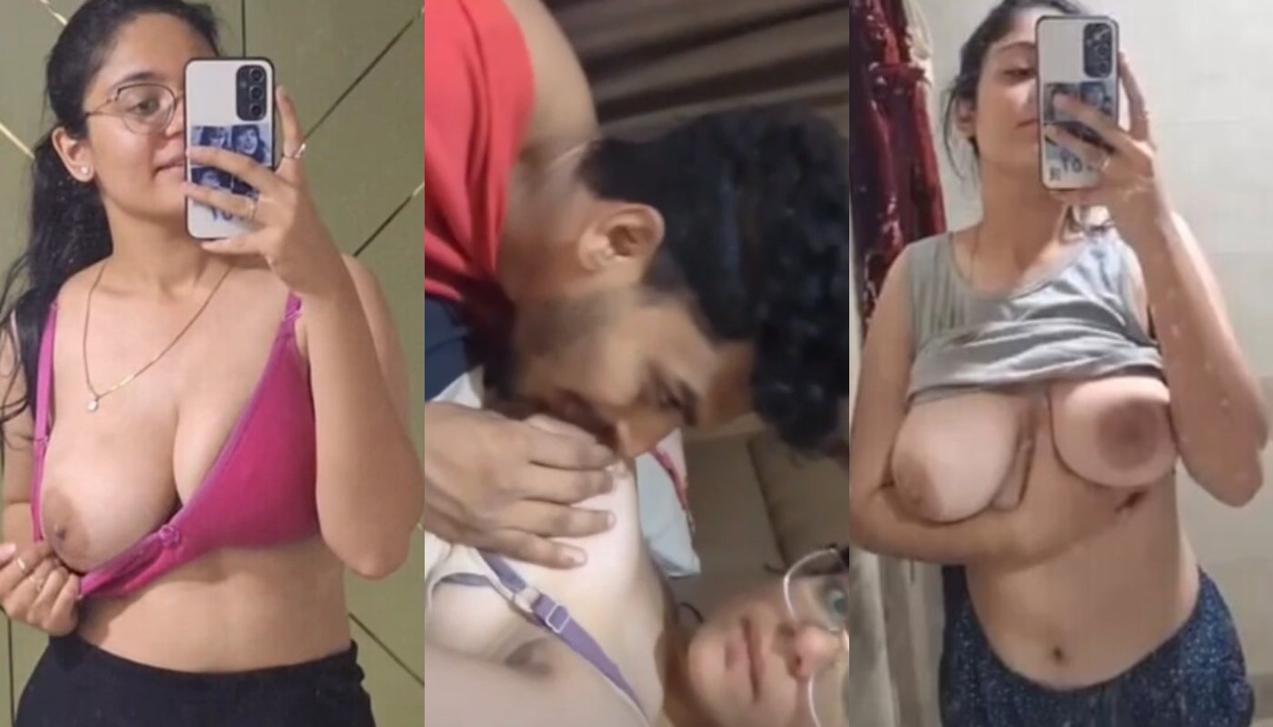 Beautiful Indian Girl Playing With Her Boobies & Boyfriend Sucking Boobs