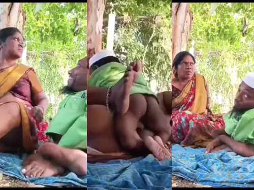Horny chubby telugu aunty outdoor sex video