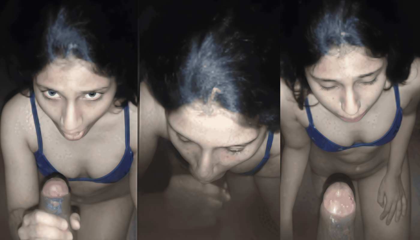 Cute Indian Girl Deep Throat Outdoor & Cum Lick - Public Seduction