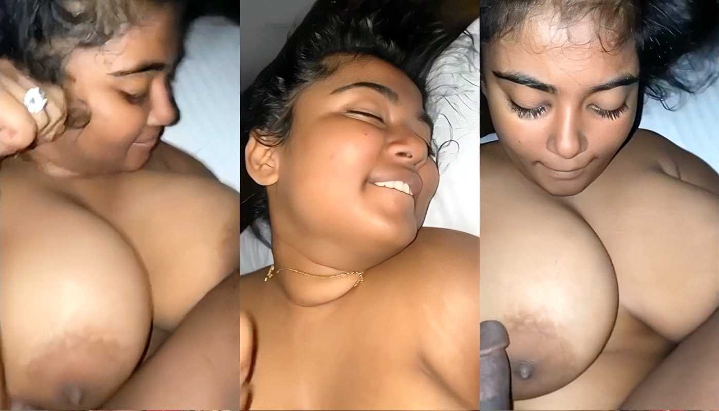 Sexy Tanker Huge Boobs Chubby Girlfriend Enjoying With lover in Oyo Full Night Sex