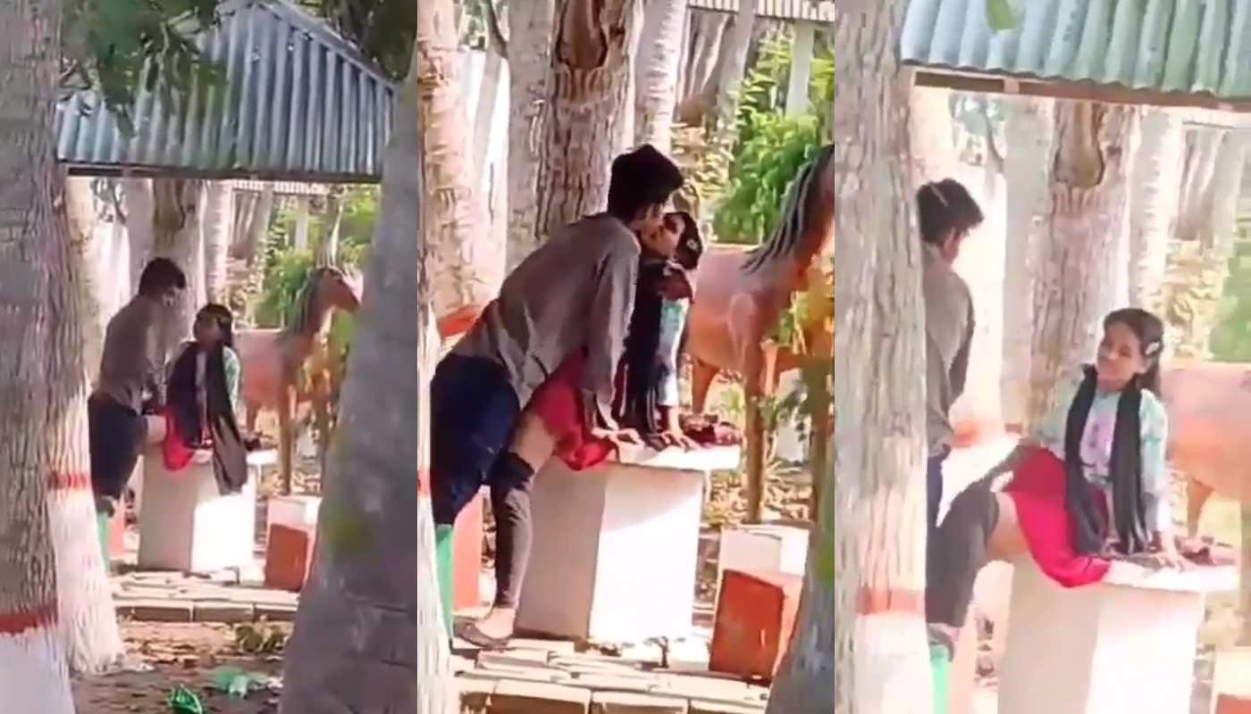 Horny Lover Fucking In Park Jungle Desi Hidden Cam Sex MMS