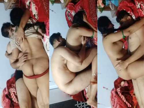 Desi newly married husband wife hot fucking video
