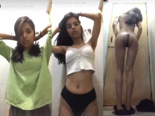 Sexy Slim Babe Showing For Money