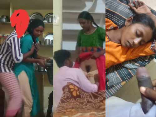 HouseMaid Desi Bhabhi Pussy Licking by young Neighbour Boy