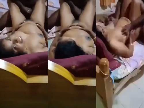 Tamil guys fucking busty bhabhi in Hotel Room Threesome Sex