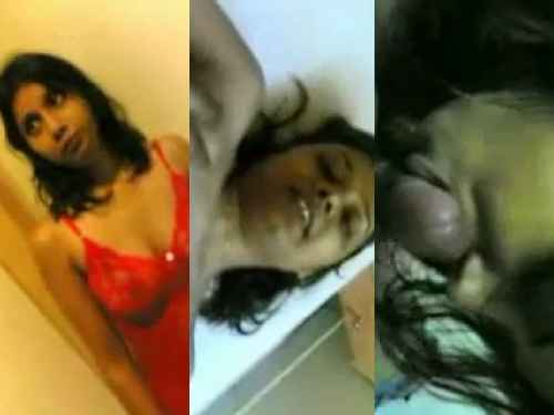 Bengali Red lingerie hot girl hotel room full sex