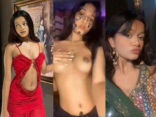 Sexy Bangla slim girl nude boobs show viral video