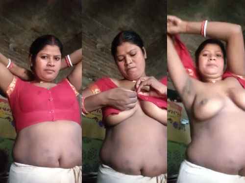Desi Village bhabhi nude blouse waring sex mms
