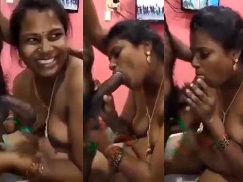 Tamil Aunty Blow her Husband Big Dick