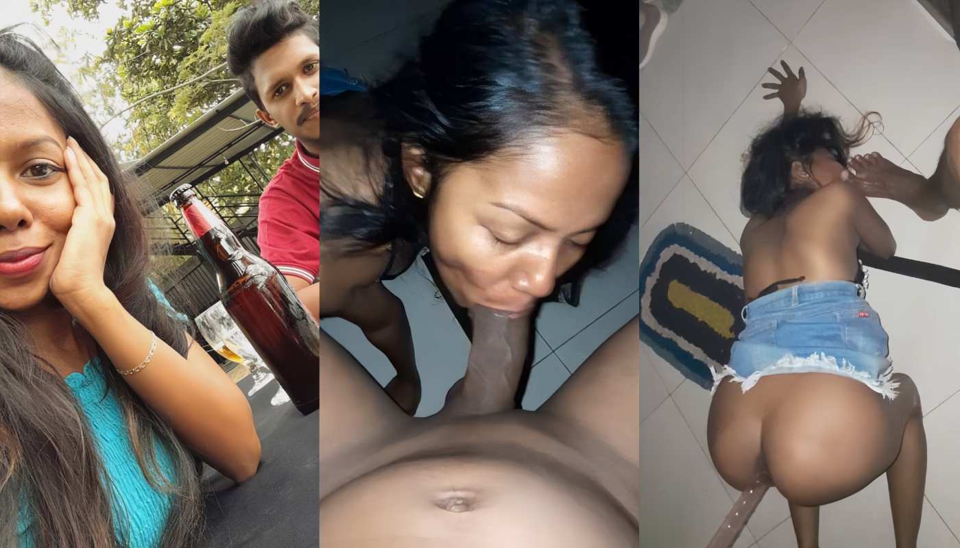 Lankan horny submissive girl licking boyfriend feet and big cock blowjob 2 clips