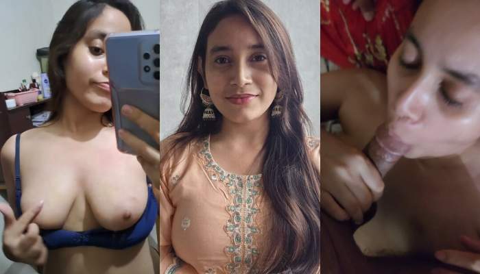 Bengali girl showing boobs giving blowjob
