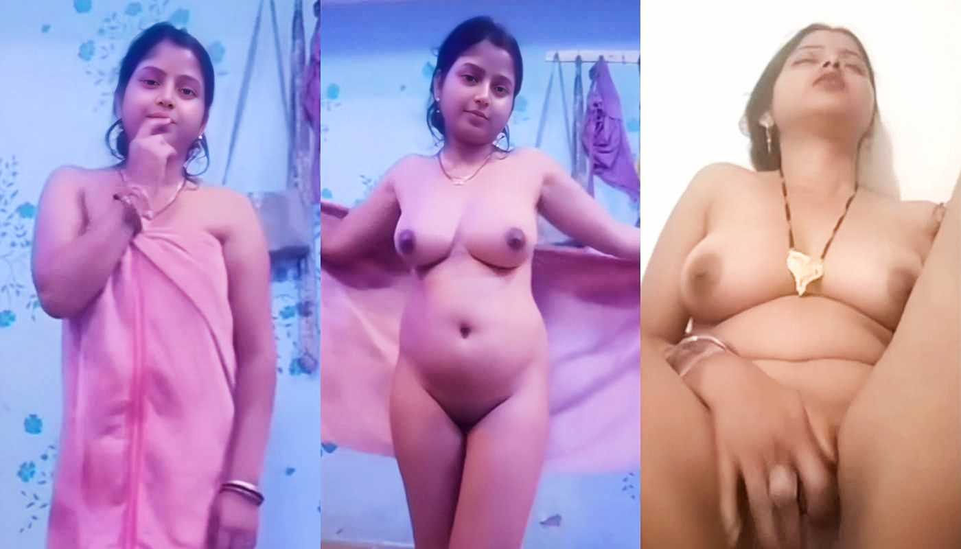 Sweet Sexy Village Bhabhi Showing Hot Boobs Pussy and Fingering Sex MMS