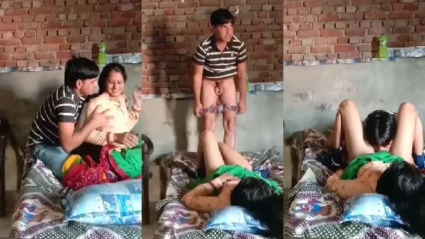 Village Bhabhi Fucked By Devar in green Saree