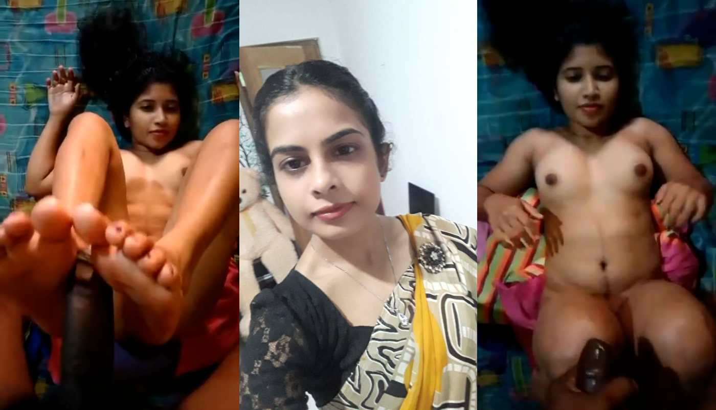 Lankan Cutie Girlfriend Full Nude Giving Footjob and Getting Missionary Fucked By lover