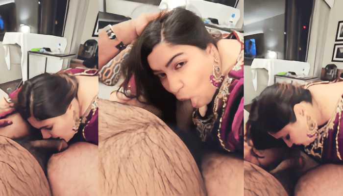 Slutty Chubby Sali Gives Steamy Blowjob to Rich Jija For Favors