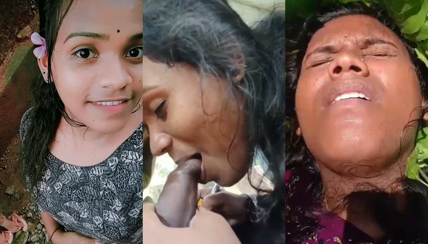 DUSKY Mallu Girlfriend Outdoor Jungle Cock Sucking and Hardcore Fucked By BF