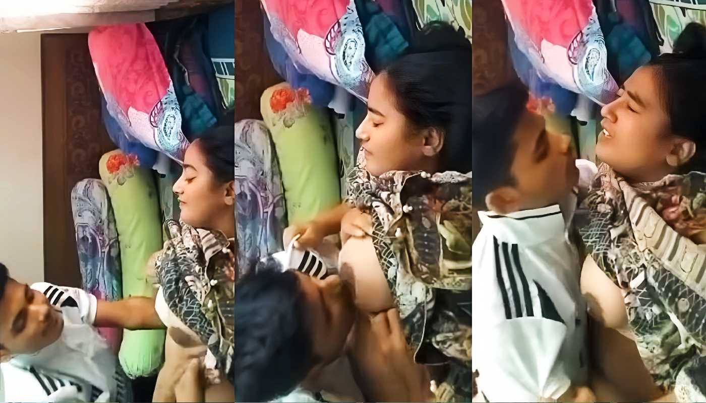 Desi Lover Boob Sucking and Hard Fucking First Time When No One At Home
