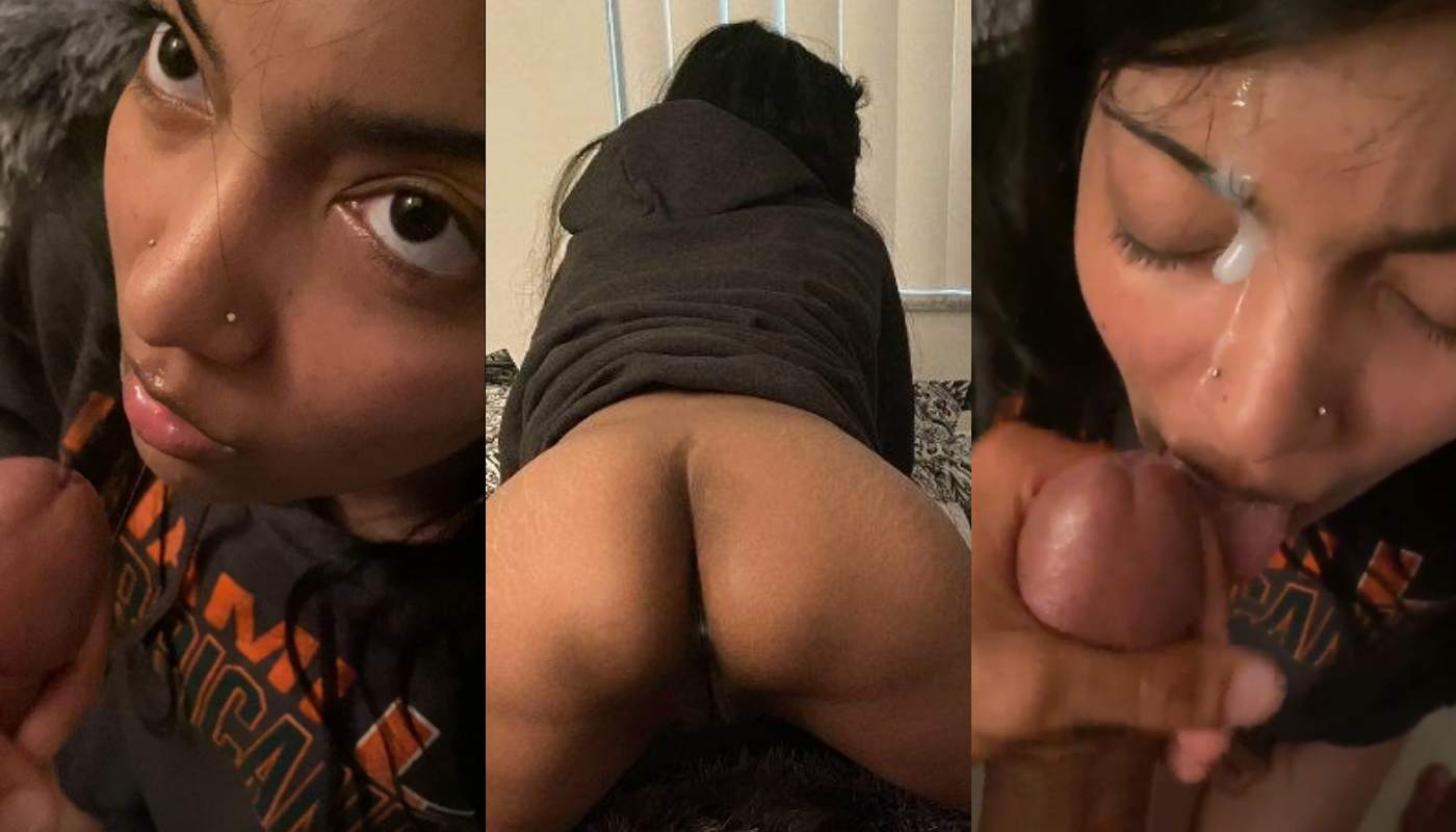 Sexy Horny BigAss Girlfriend DoggyStyle Fucked By lover & Cum on Face Desi Sex MMS