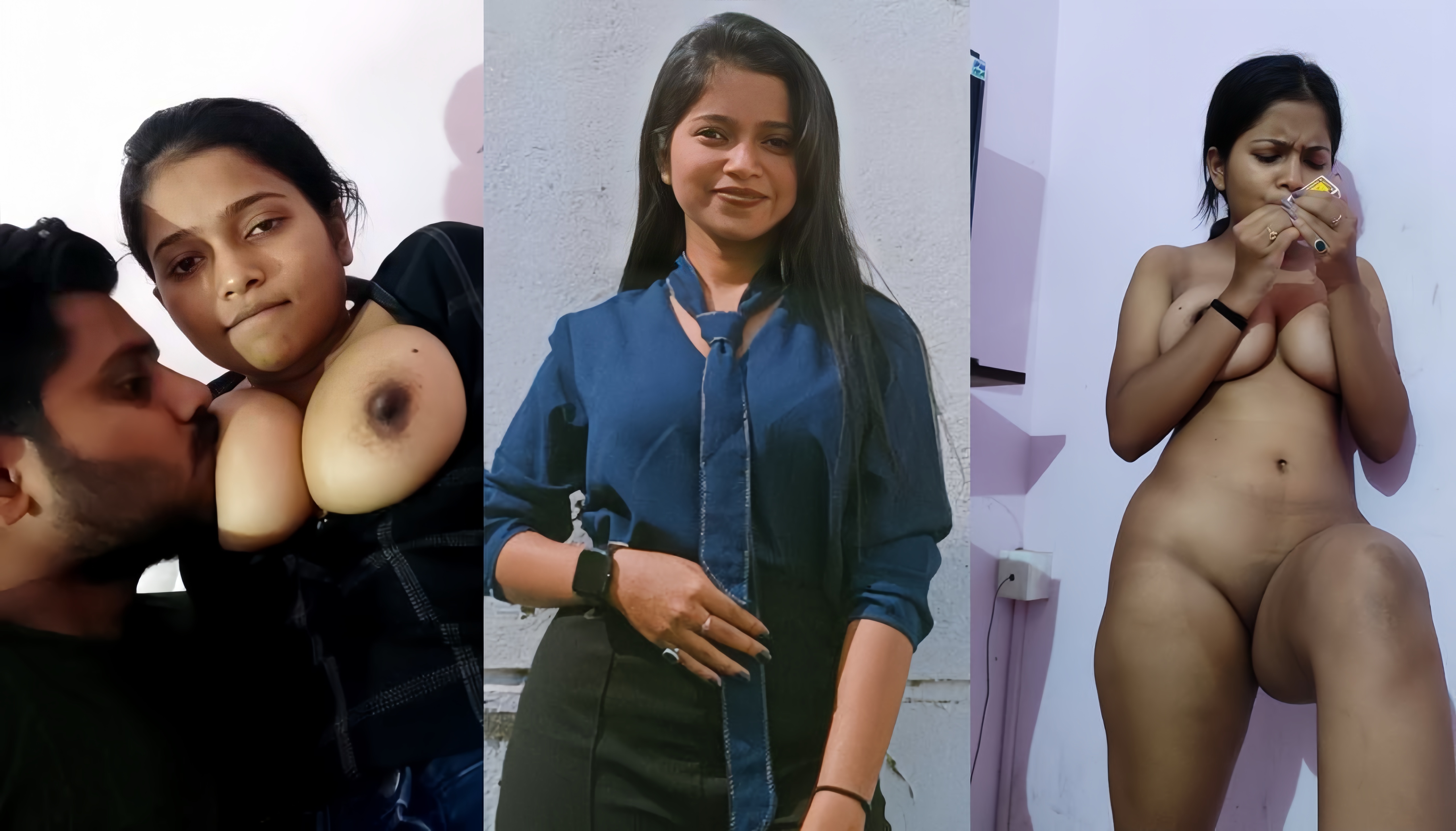 Masalaseen Balck Dress Girlfriend Cute Boobs Sucked By Lover