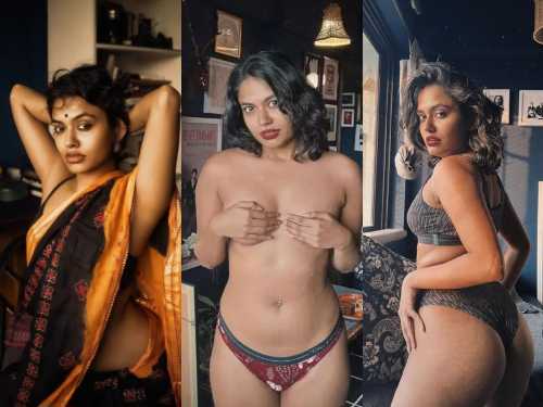 Desi Popular Malayalam Actress & Dancer Aiswarya Suresh Full Nude Show Sexy Modeling With Teasing Boobs