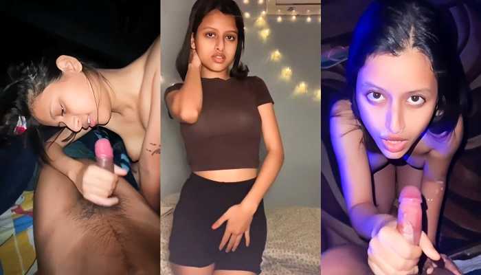 Slim Bengali Girl Showing Fingering Giving Blowjob Taking Cum on Face