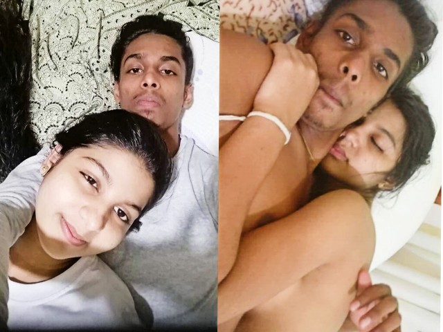Extremely Cute Young Hot Couple Enjoying in OYO Nude