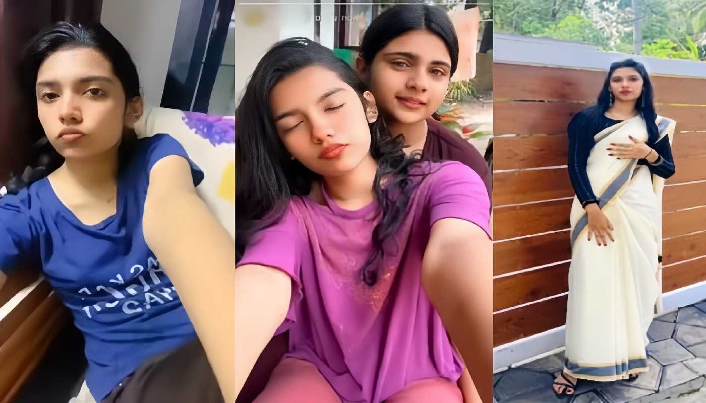 Cute Slim Mallu GF Teasing Nipples Kissing Lover and Missionary Fucking