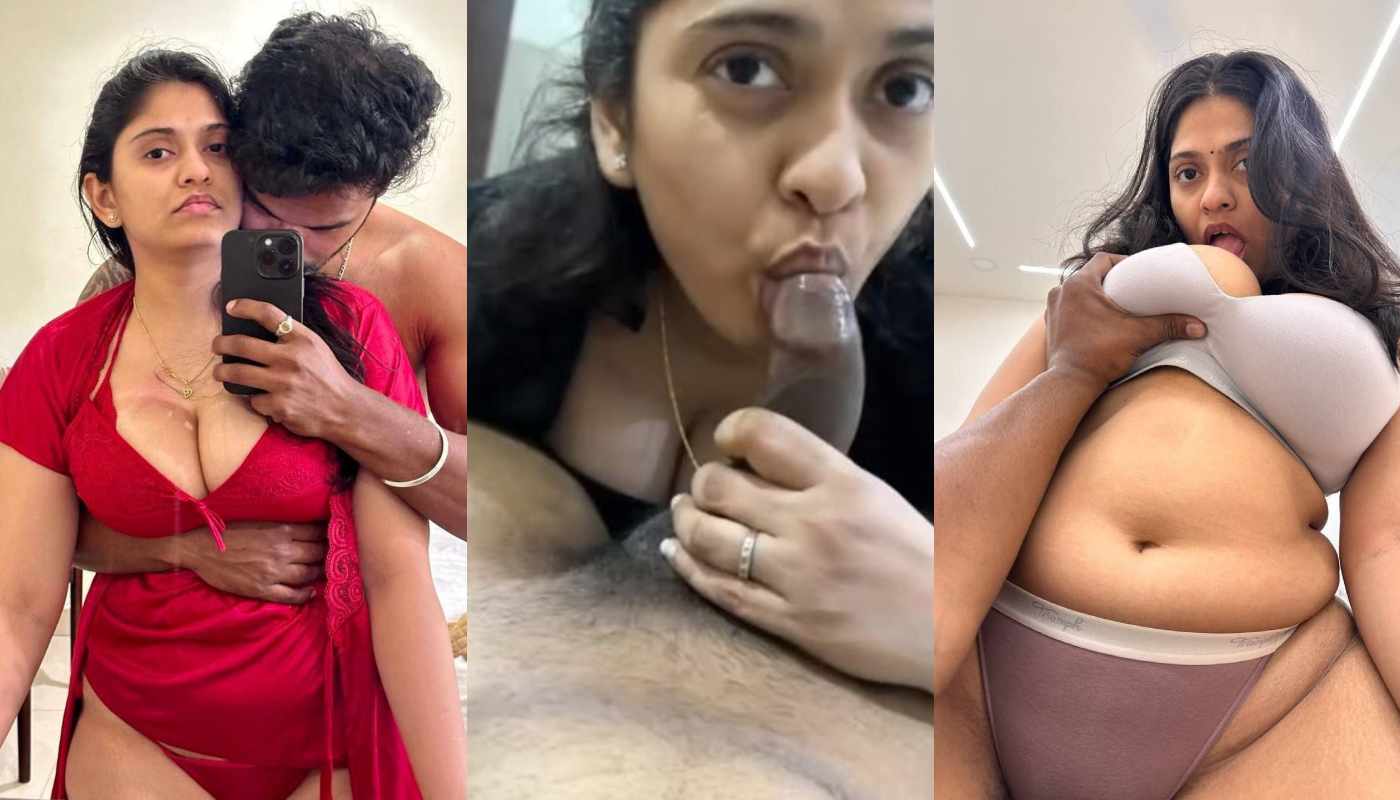 Big Ass Sexy Indian Cheater Milf Giving Blowjob Fucking