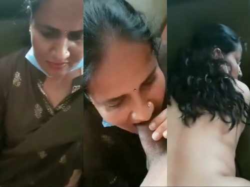 Tamil aunty hot sex session with estate agent