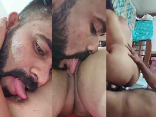 Newly Married Mallu Pussy Licking Fucking